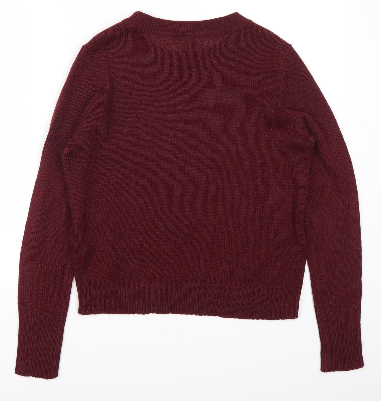 H&M Womens Red   Pullover Jumper Size XS