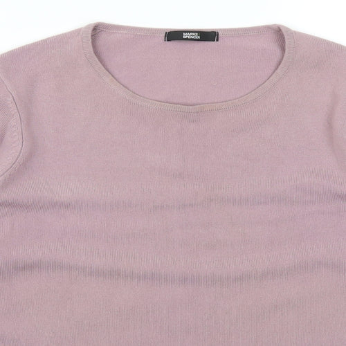 Marks and Spencer Womens Purple   Pullover Jumper Size 12