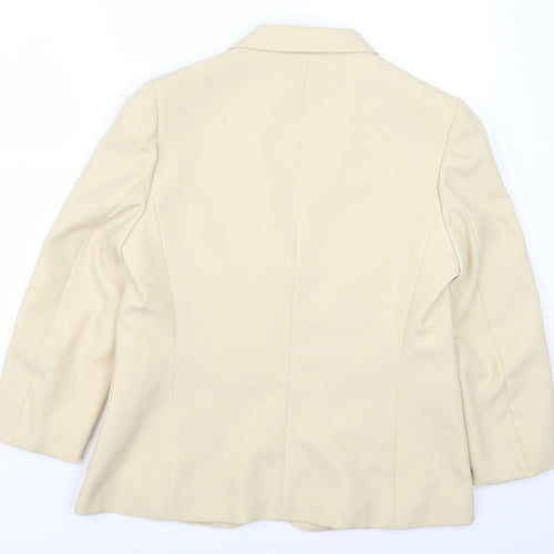 St Michael Womens Beige   Jacket Suit Jacket Size 16