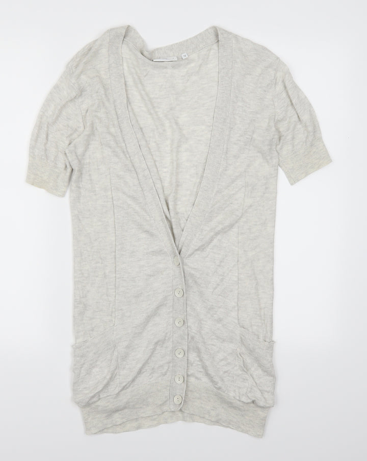 New Look Womens Grey   Cardigan Jumper Size 12