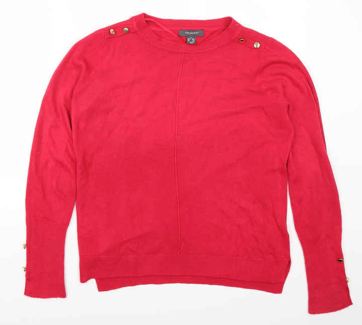 Primark Womens Pink Pullover Jumper Size 10