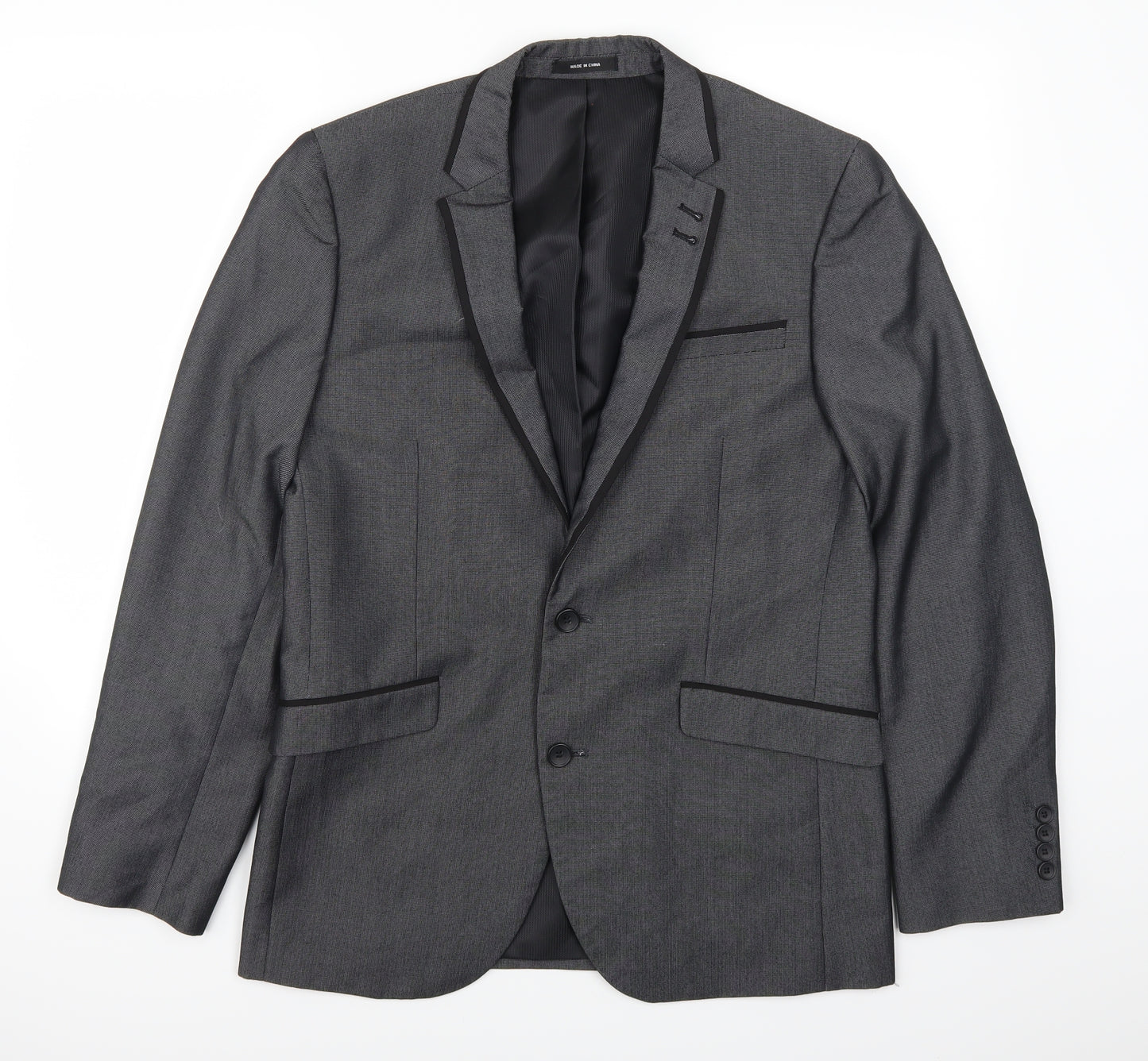 Cedar Wood State Mens Grey   Jacket Suit Jacket Size 40