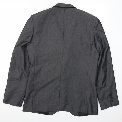 Cedar Wood State Mens Grey   Jacket Suit Jacket Size 40
