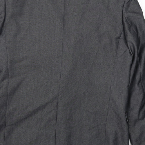 Cedar Wood State Mens Grey   Jacket Suit Jacket Size 40