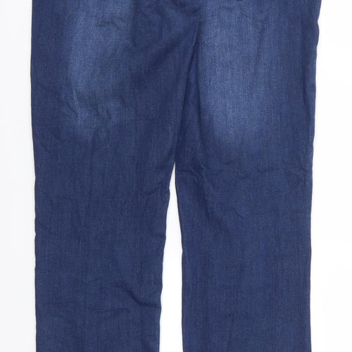 TU Womens Blue  Denim Straight Jeans Size 10 L30 in