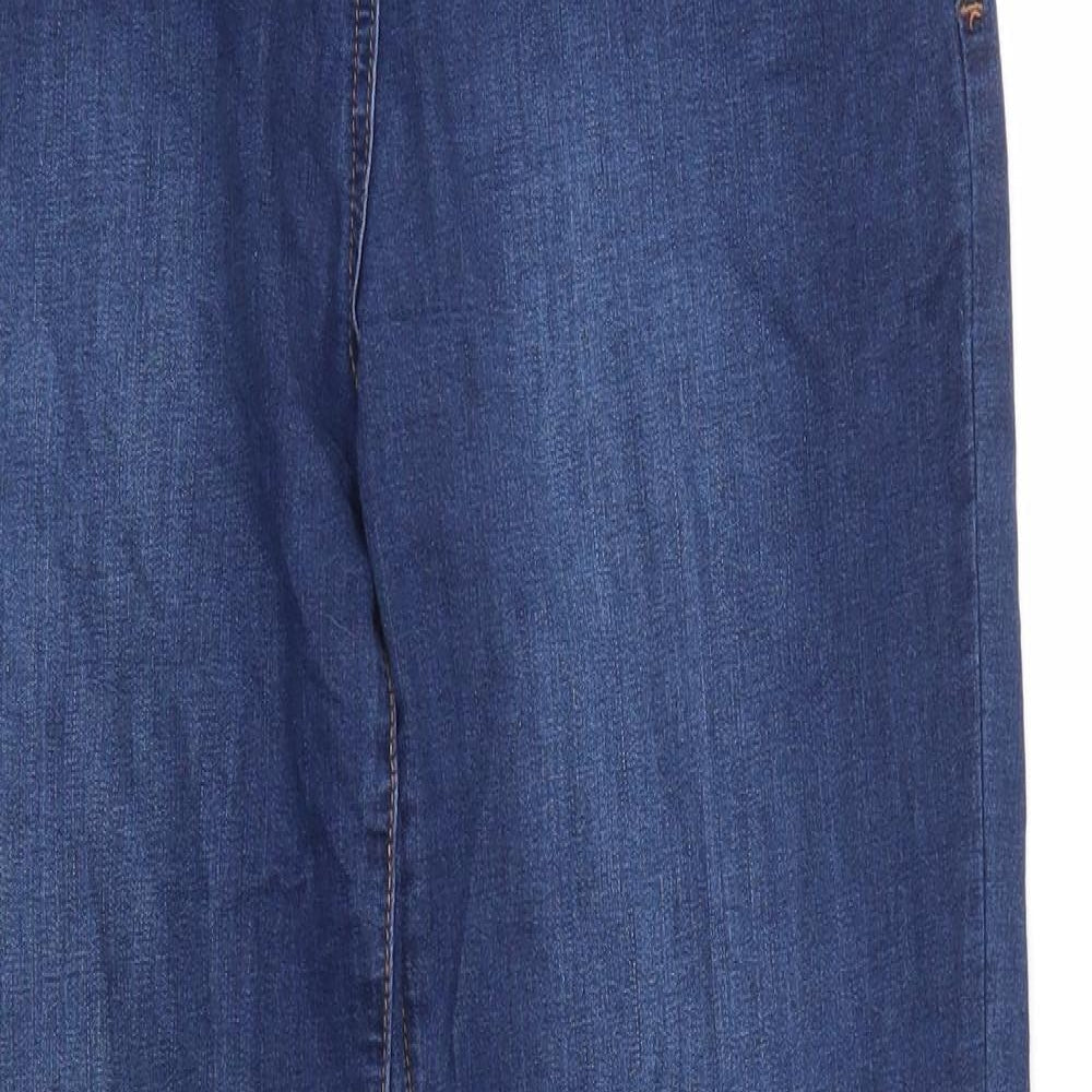 TU Womens Blue  Denim Straight Jeans Size 10 L30 in