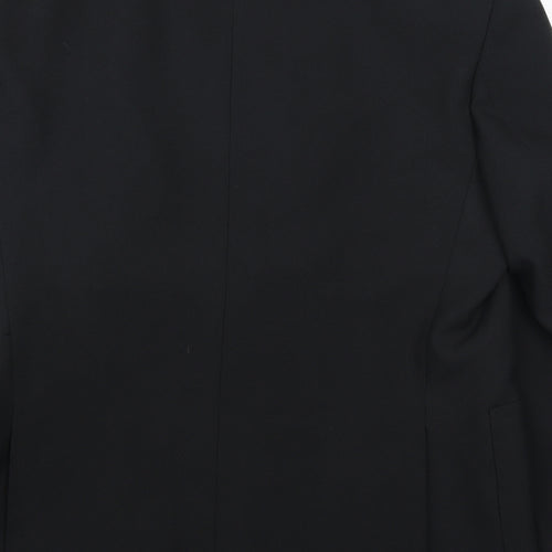 Greenwoods Mens Black   Jacket Suit Jacket Size 44