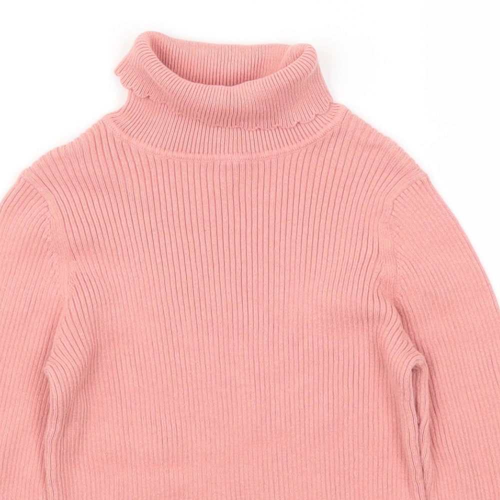 George Girls Pink   Pullover Jumper Size 6-7 Years