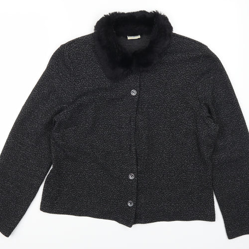 mACKAYS Womens Grey   Jacket Coatigan Size 16  - .
