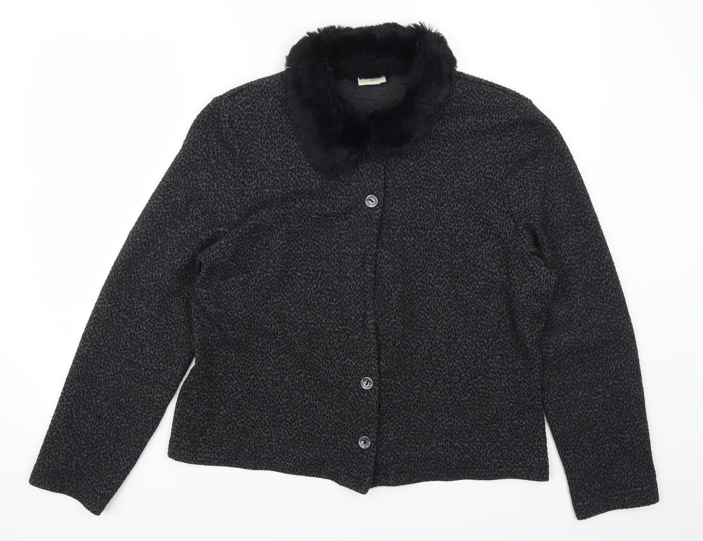 mACKAYS Womens Grey   Jacket Coatigan Size 16  - .