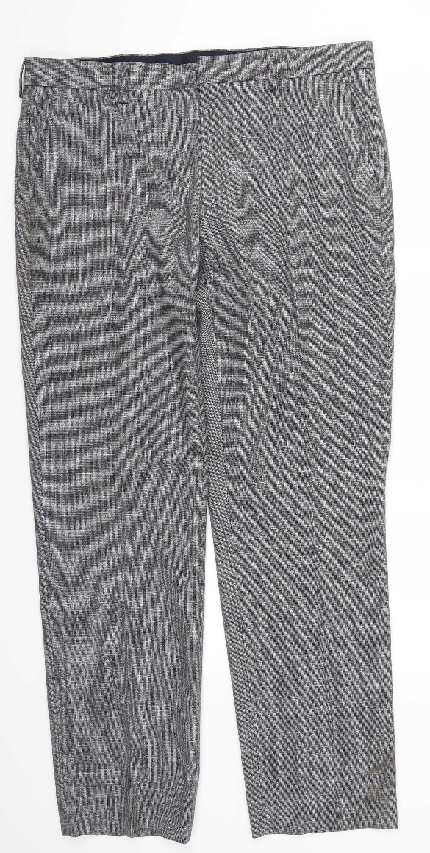 Marks and Spencer Mens Grey   Trousers  Size 36 L31 in