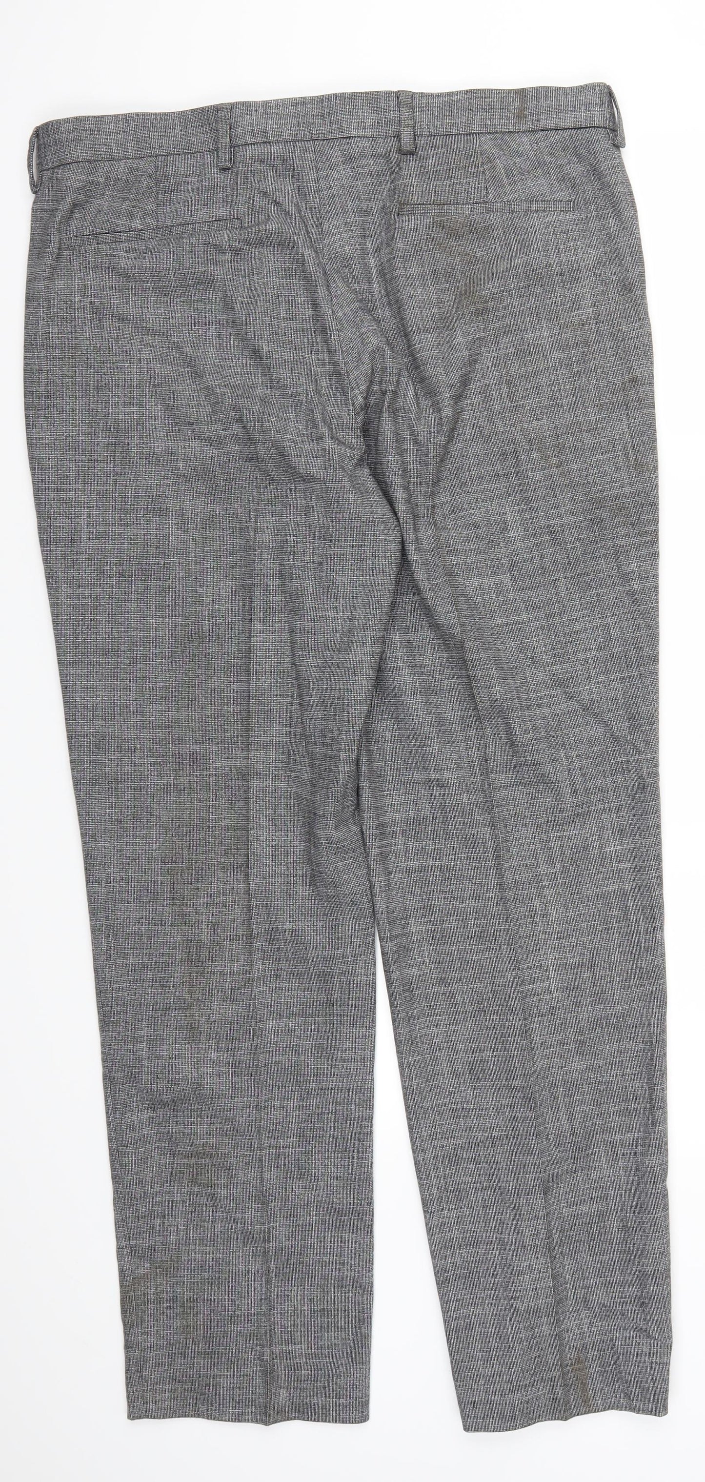 Marks and Spencer Mens Grey   Trousers  Size 36 L31 in
