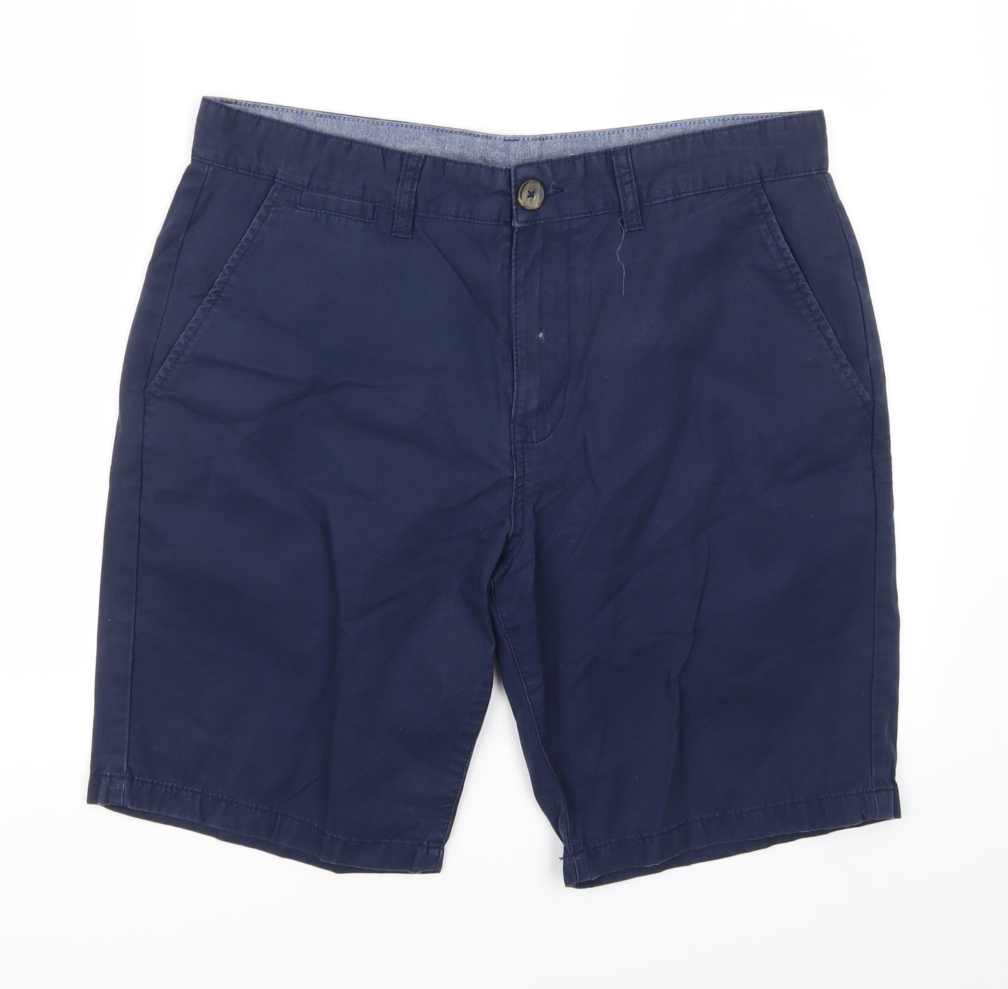 F&F Mens Blue   Chino Shorts Size 34