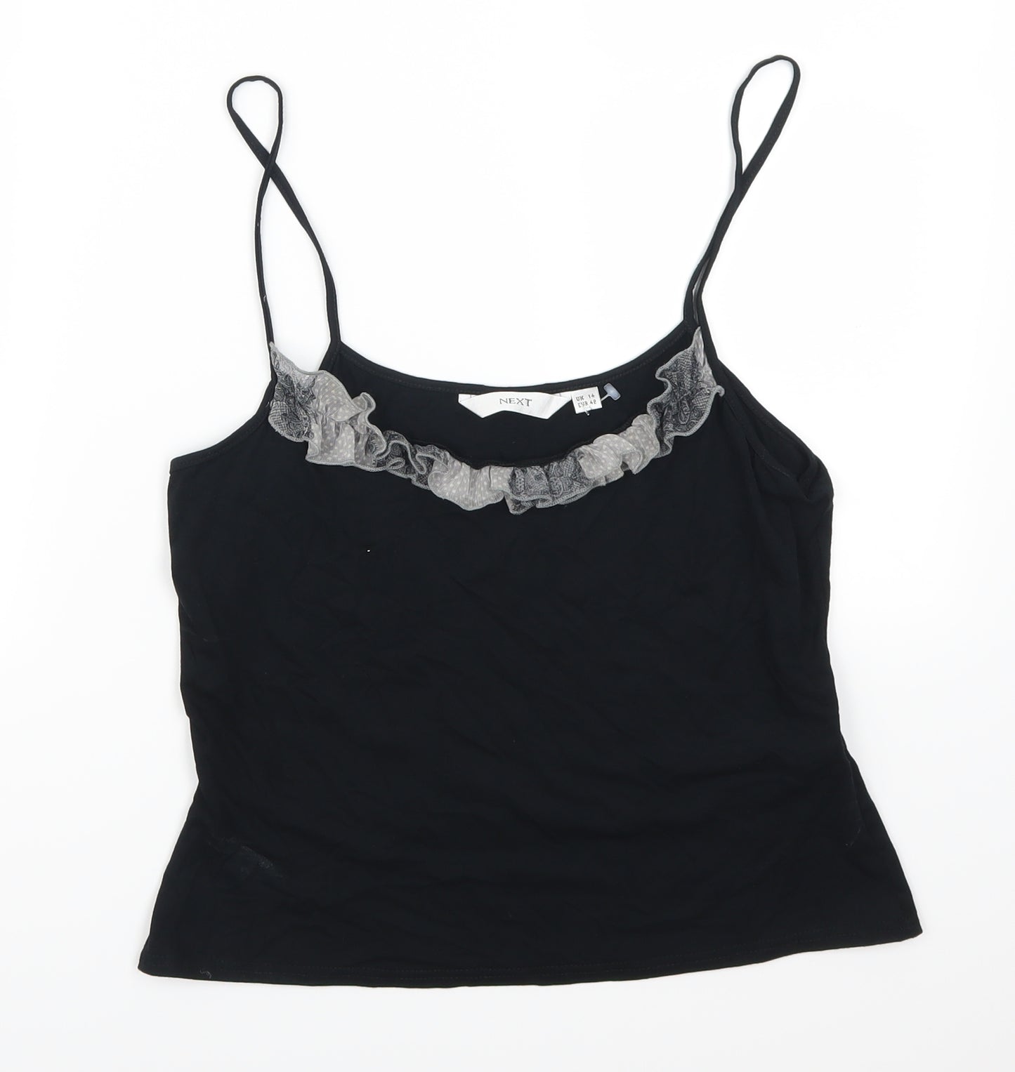 NEXT Womens Black   Basic Tank Size 14