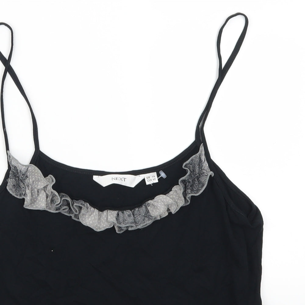 NEXT Womens Black   Basic Tank Size 14