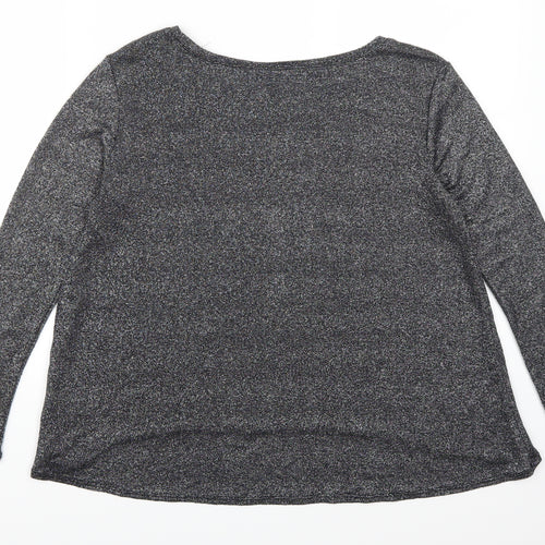 H&M Womens Grey   Basic T-Shirt Size S