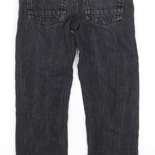 F&F Boys Grey  Denim Straight Jeans Size 7-8 Years