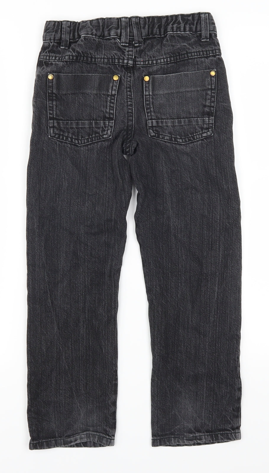 F&F Boys Grey  Denim Straight Jeans Size 7-8 Years
