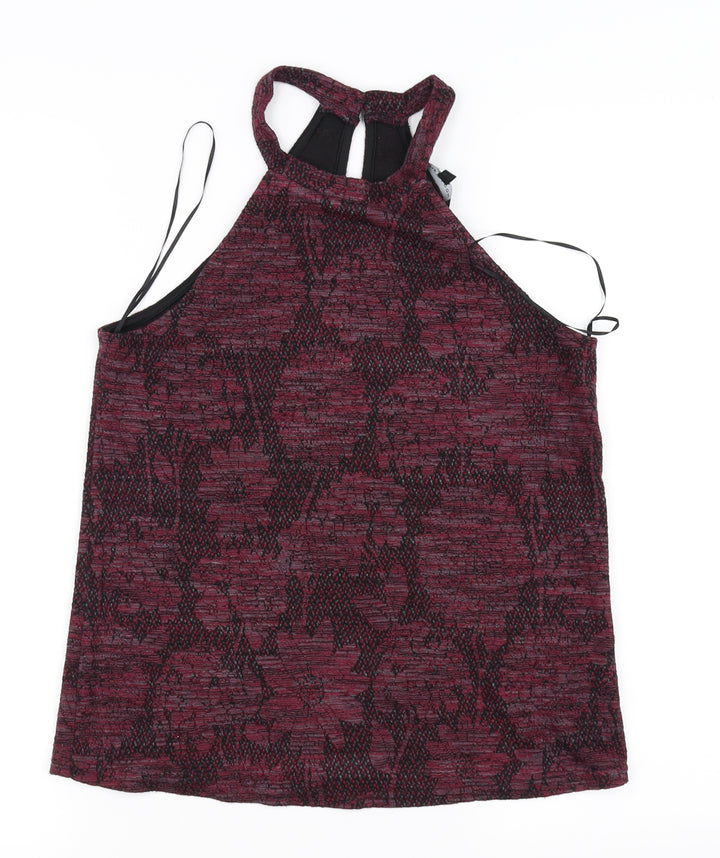 New Look Womens Purple   Basic Blouse Size 8