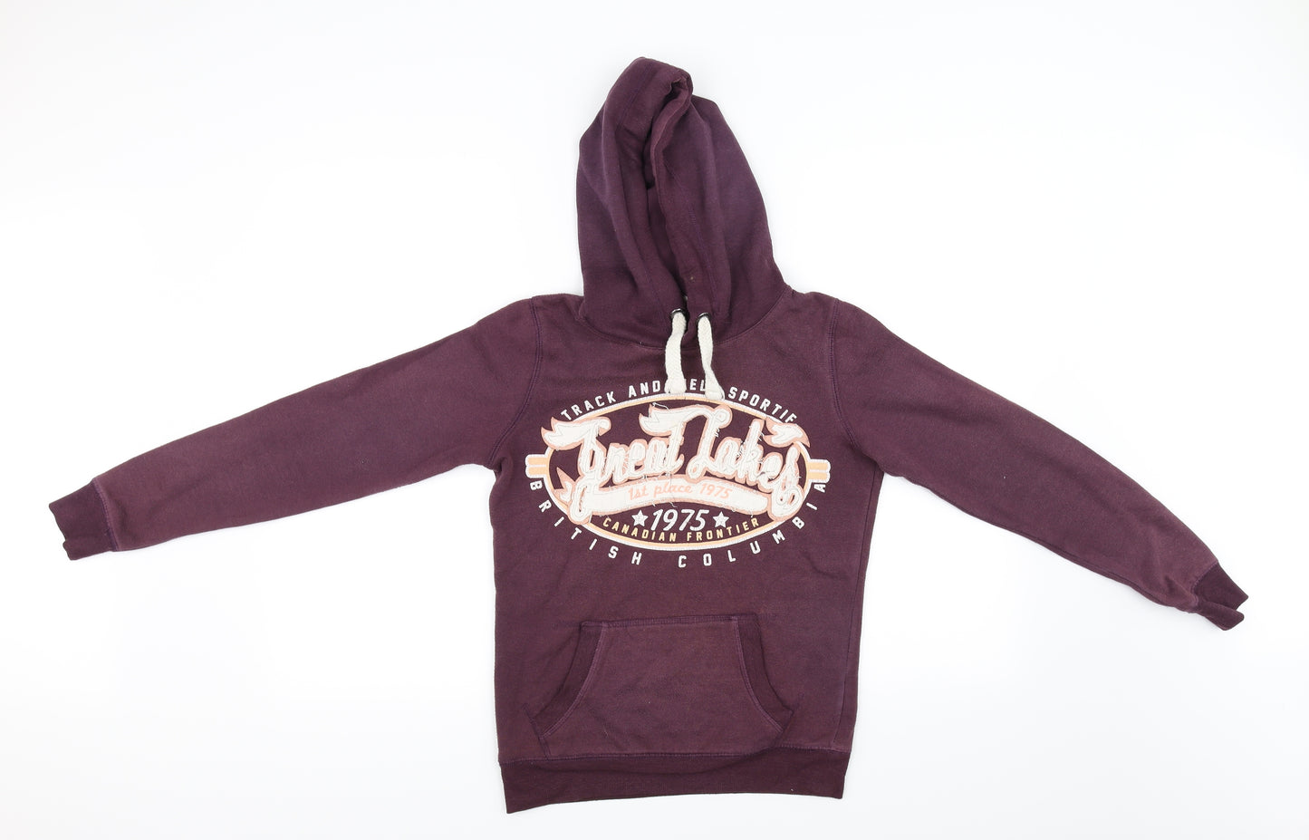 origional Womens Purple   Pullover Hoodie Size 8