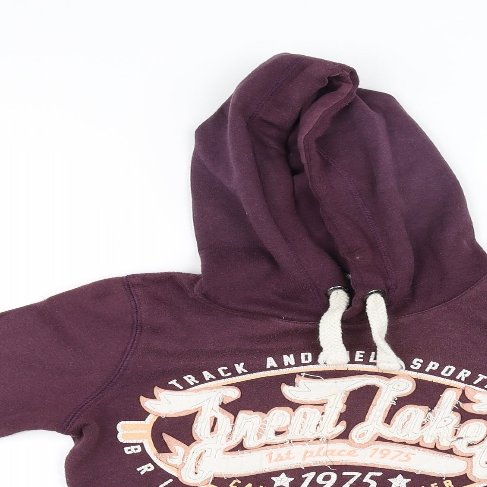 origional Womens Purple   Pullover Hoodie Size 8