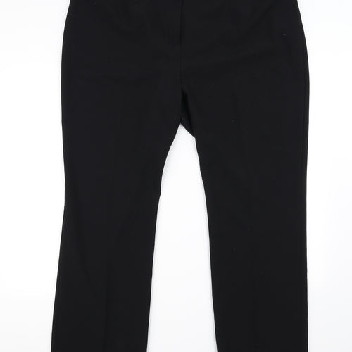 Marks and Spencer Womens Black   Trousers  Size 22 L29 in