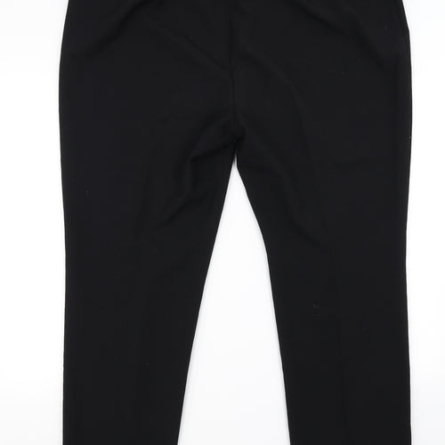 Marks and Spencer Womens Black   Trousers  Size 22 L29 in