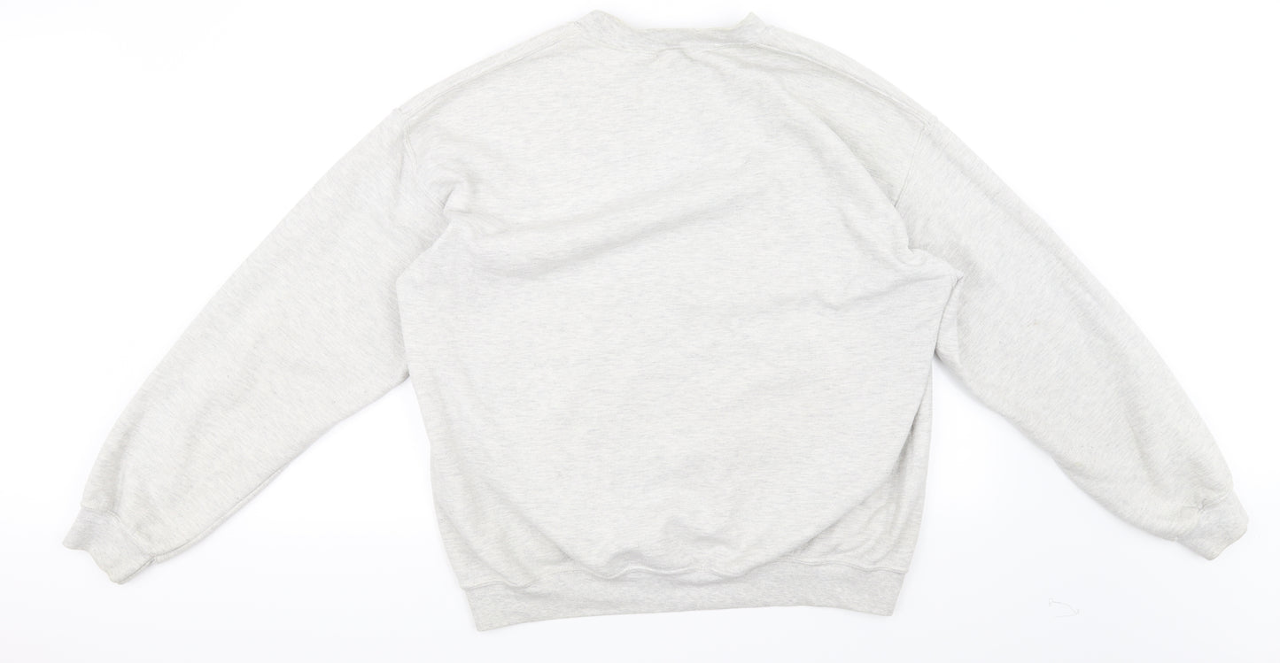 GLIDAN Mens Grey   Pullover Jumper Size L