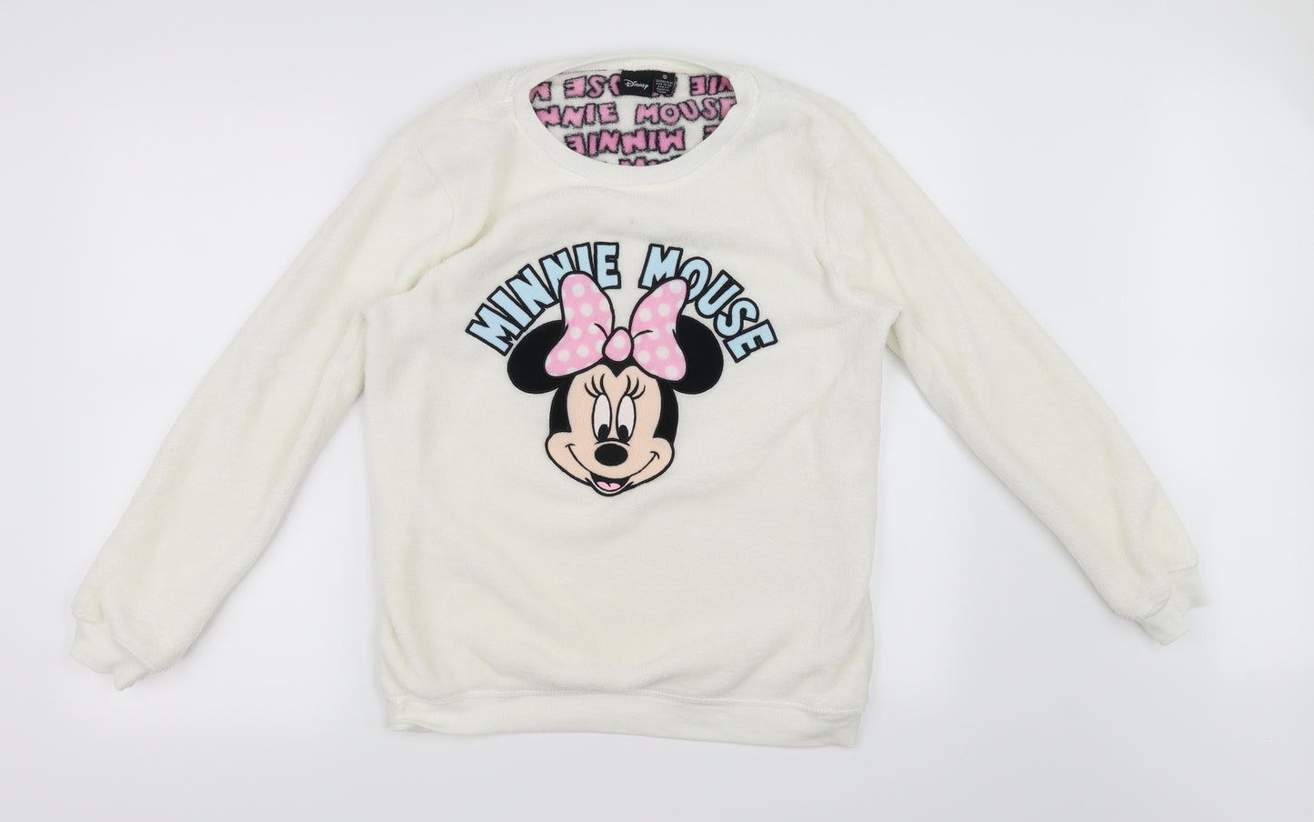 Disney Womens White   Top Pyjama Top Size 12