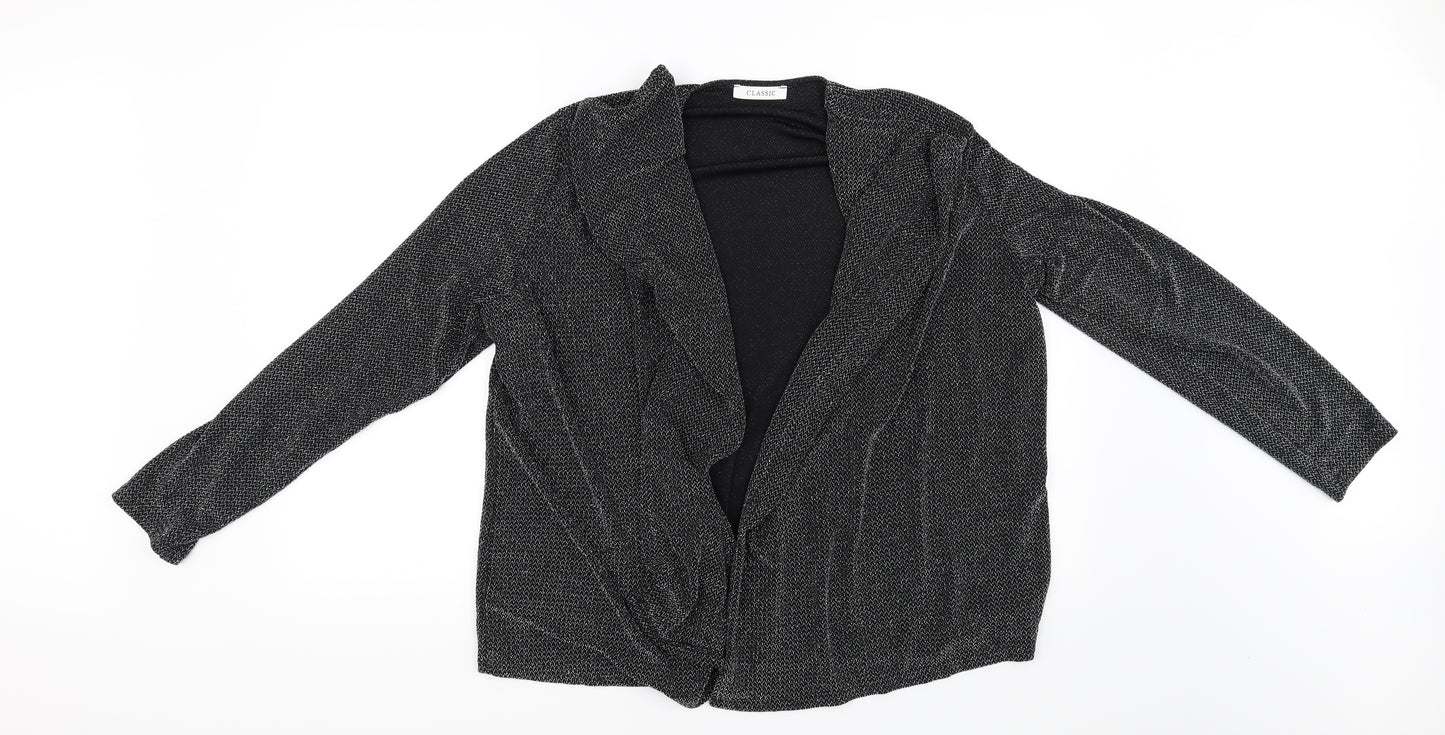 Classic Womens Grey   Cardigan Jumper Size 18
