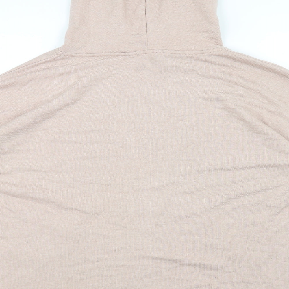 Boohoo Womens Pink   Pullover Hoodie Size XL