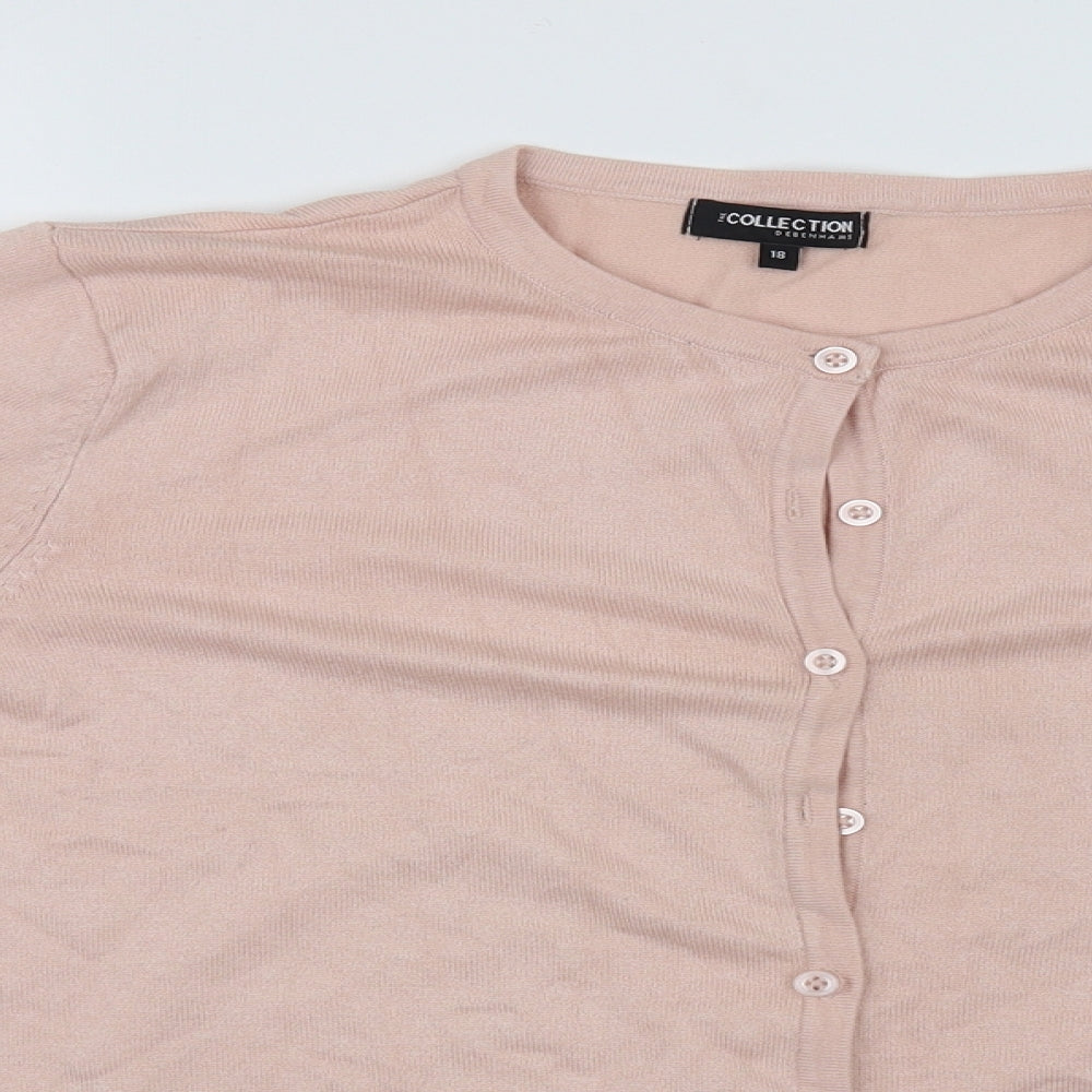 the collection Womens Pink   Cardigan Jumper Size 18