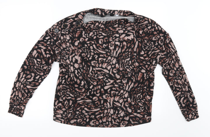 Dorothy Perkins Womens Multicoloured Animal Print Pullover Jumper Size 10