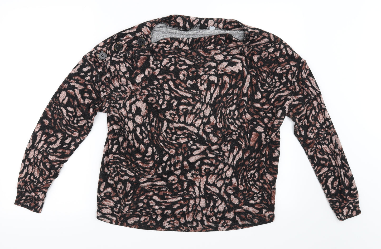 Dorothy Perkins Womens Multicoloured Animal Print  Pullover Jumper Size 10