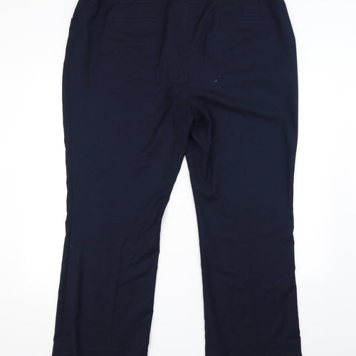 Marks and Spencer Womens Black   Trousers  Size 22 L28 in