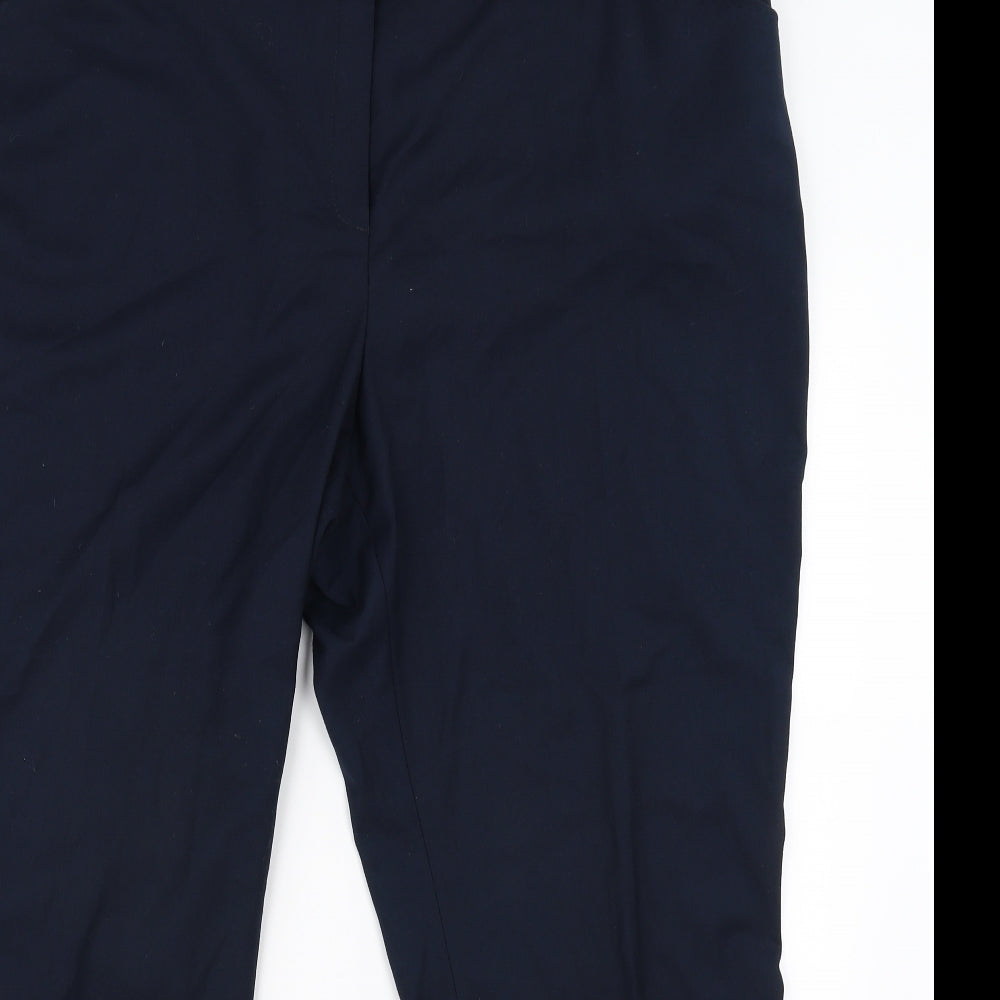 Marks and Spencer Womens Black   Trousers  Size 22 L28 in