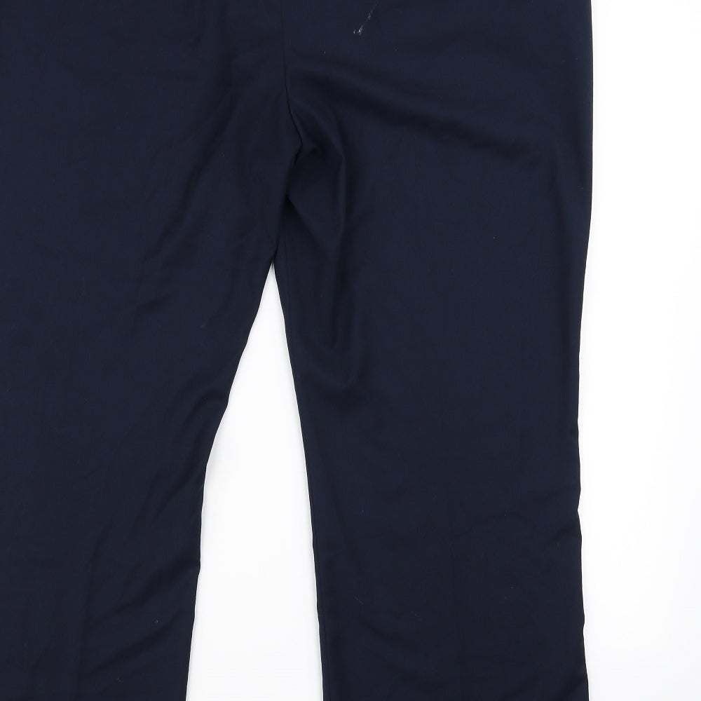 Marks and Spencer Womens Black   Trousers  Size 22 L28 in