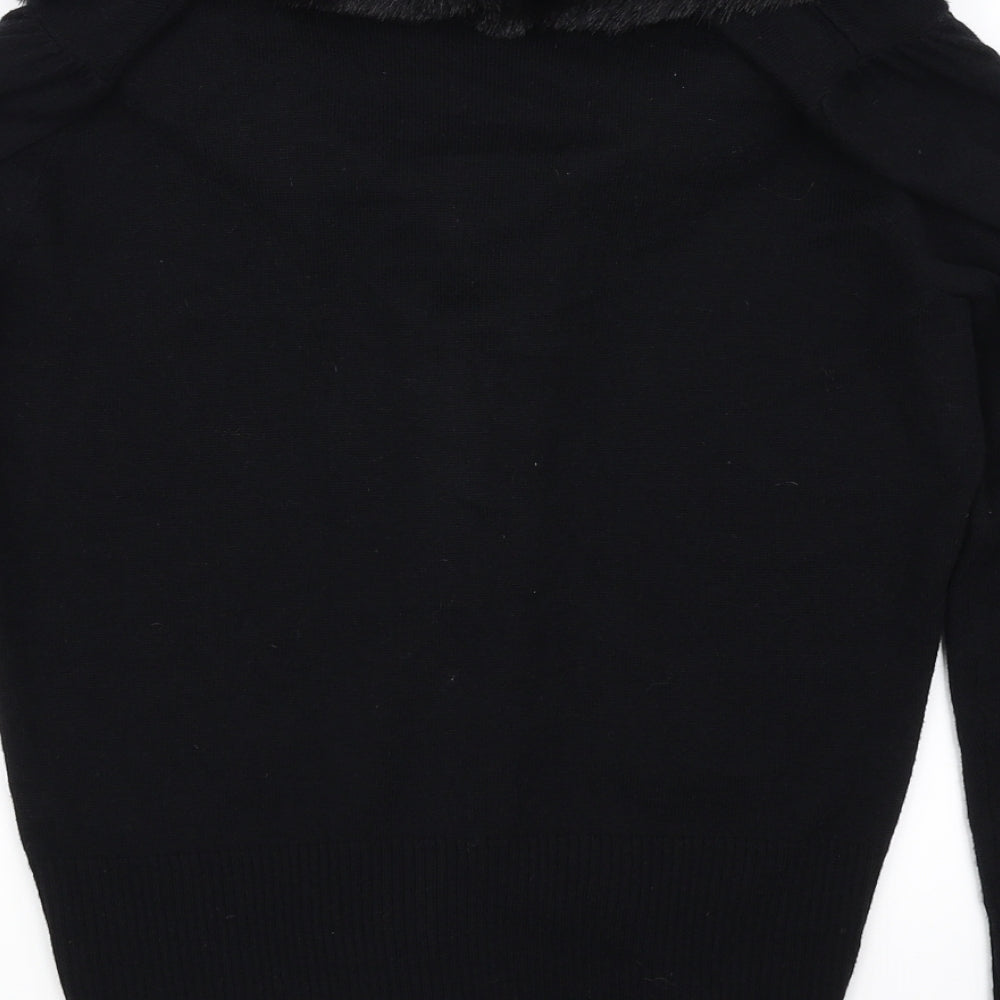 Debenhams Womens Black   Cardigan Jumper Size 14