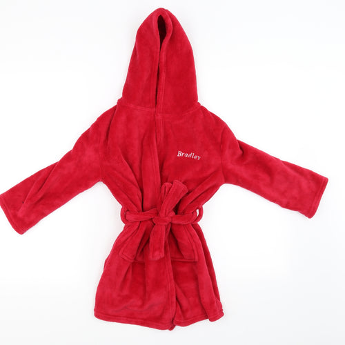 Preworn Boys Red    Gown Size 6-7 Years