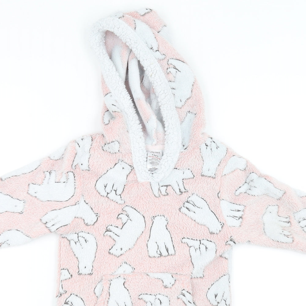 Peacocks Girls Pink   Top One Piece Size 5-6 Years
