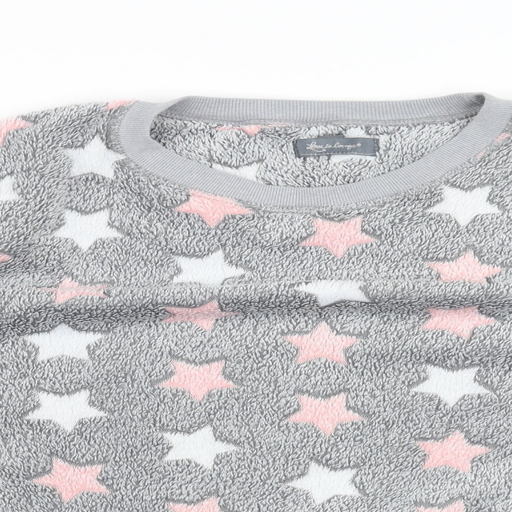 Love to Lounge Womens Grey   Top Pyjama Top Size 14