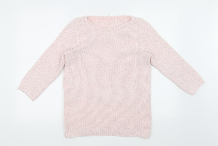 BHS Womens Pink Pullover Jumper Size 8