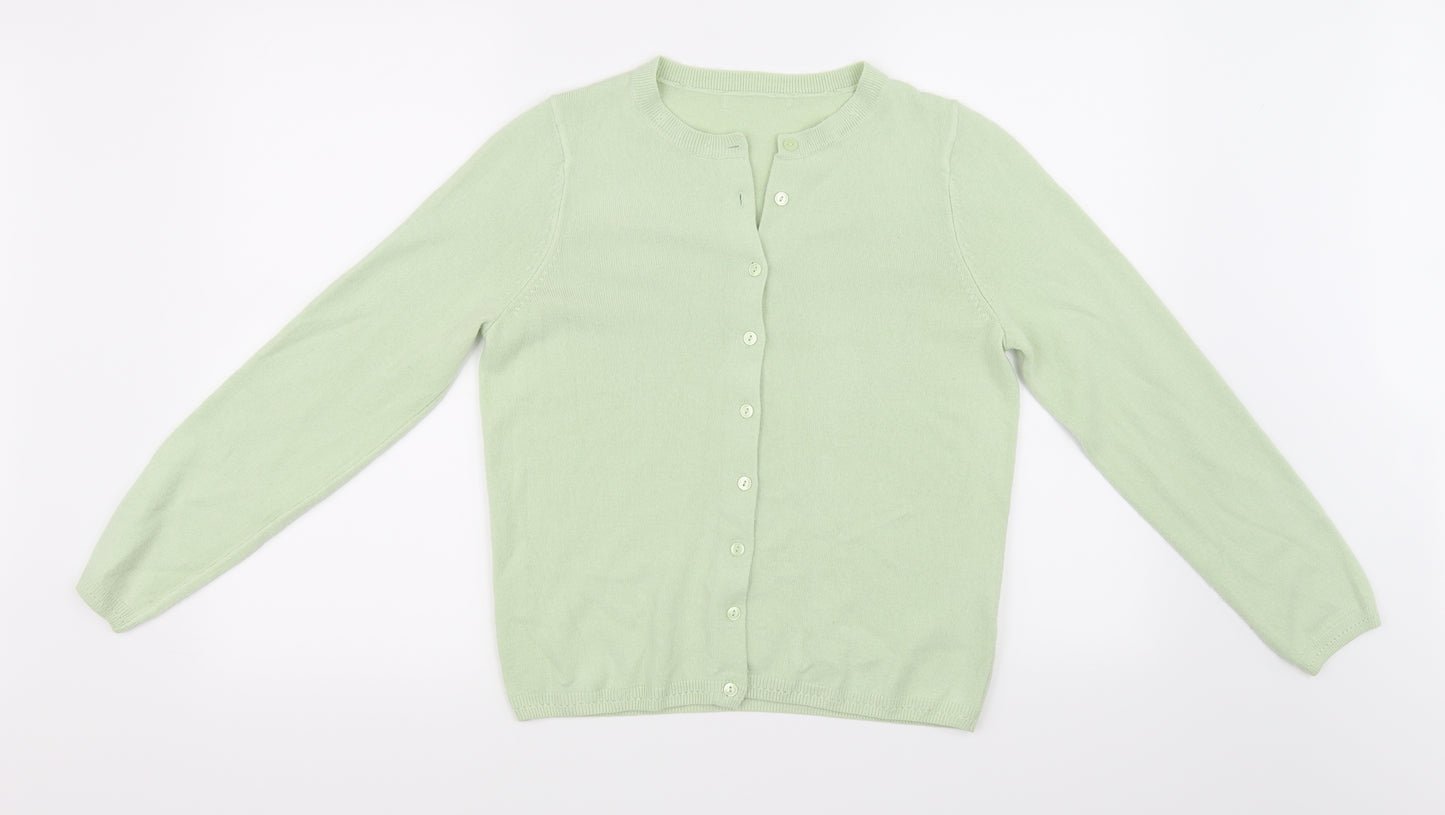 Marks and Spencer Womens Green   Cardigan Jumper Size 8