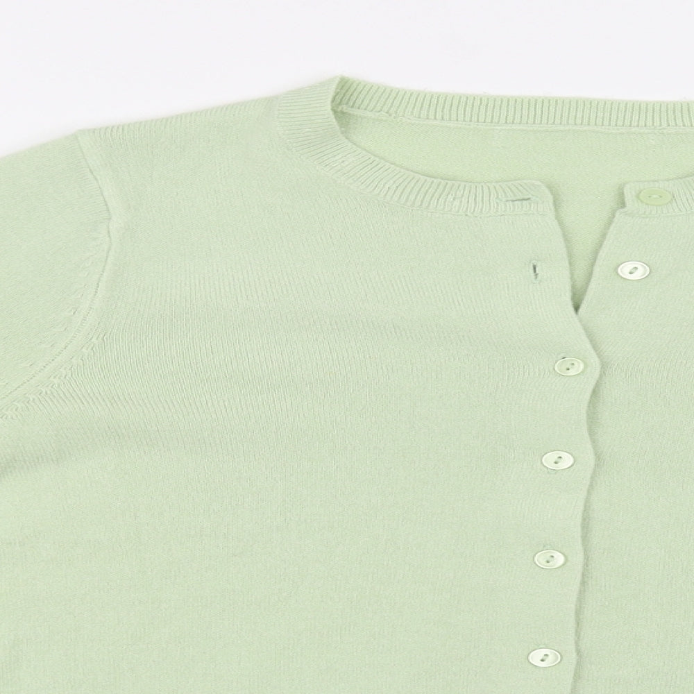 Marks and Spencer Womens Green   Cardigan Jumper Size 8