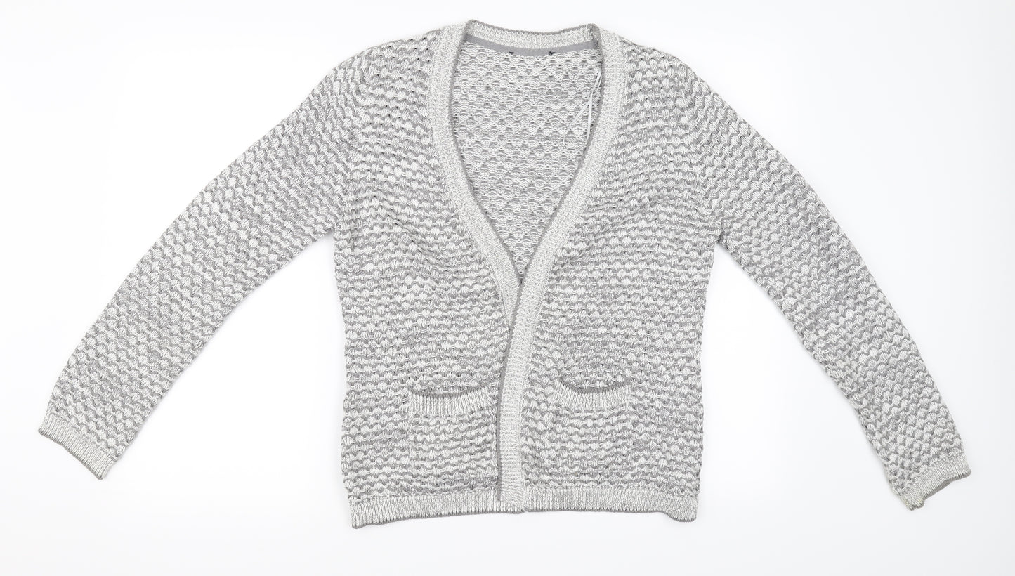 BHS Womens Grey   Cardigan Jumper Size 10