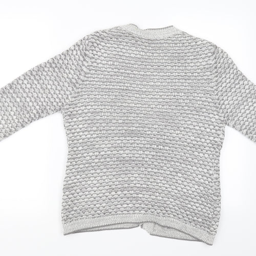 BHS Womens Grey   Cardigan Jumper Size 10