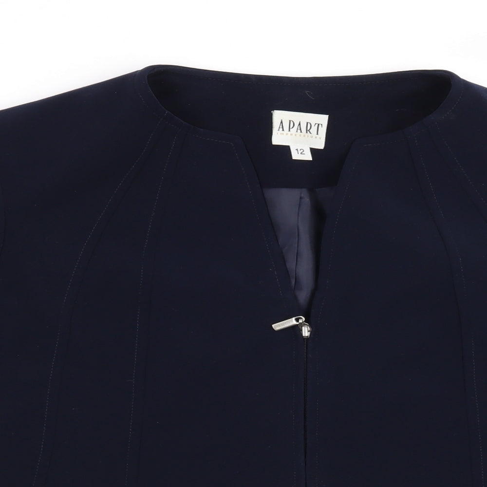 Apart Womens Blue   Jacket Blazer Size 12