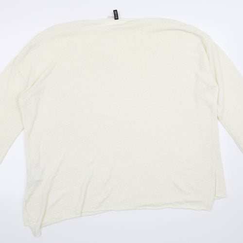 H&M Womens White   Pullover Jumper Size XL