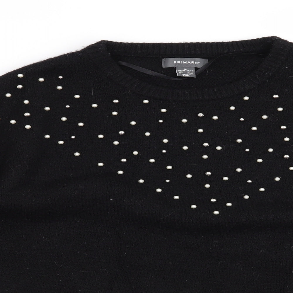 Primark Womens Black   Pullover Jumper Size 12