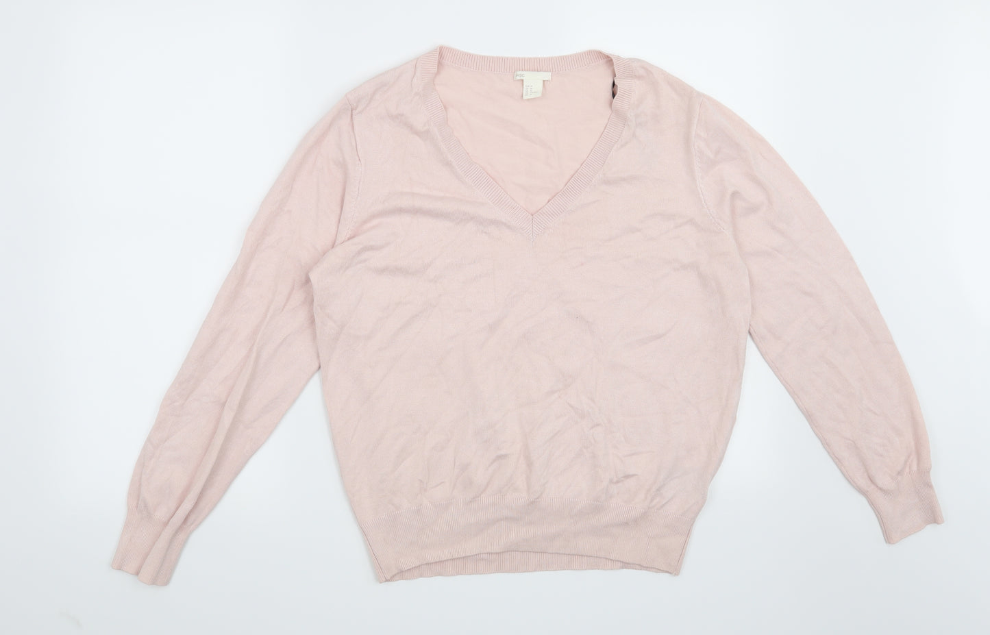 H&M Womens Pink   Pullover Jumper Size M